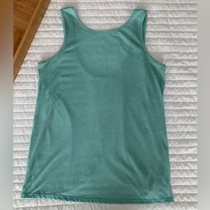 Old Navy Tank Top Women’s Small Mint Green Split Back Sleeveless Lightweight